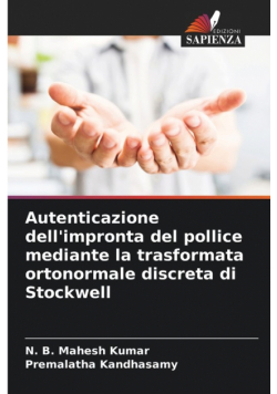 Autenticazione dell'impronta del pollice mediante la trasformata ortonormale discreta di Stockwell