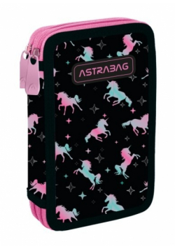 Piórnik 2-komorowy z wyposażeniem Astrabag Unicorn Squad