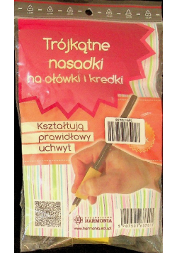 Trójkątne nasadki na ołówki i kredki
