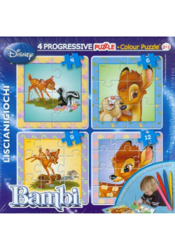 Puzzle Progressive 4 Disney Bambi