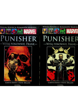 Wielka kolekcja komiksów Marvela Tom 15 i 43 Punisher Witaj ponownie Frank Część 1 i 2