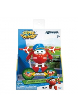 Super Wings Figurka samolot robot Flip