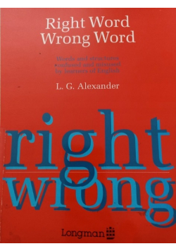 Right wrord wrong word