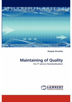 Maintaining of Quality