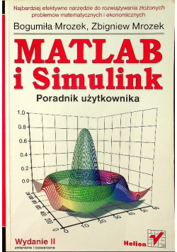 Matlab i Simulink Poradnik użytkownika