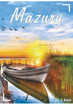 Kalendarz 2025 wieloplanszowy Mazury