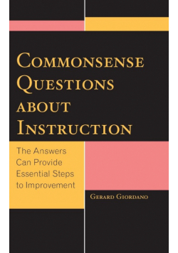 Commonsense Questions about Instruction