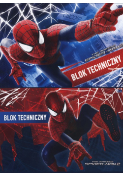 Blok techniczny A4 Ultimate Spider-Man 10 kartek 10 sztuk mix
