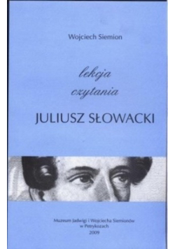 Lekcja czytania Juliusz Słowacki
