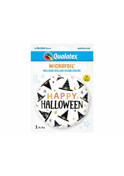 Balon foliowy Happy Halloween kapelusze czarownicy