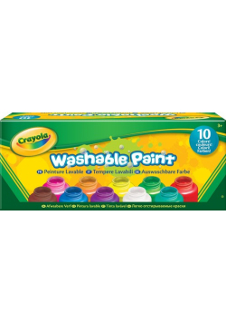 Farby w butelkach Crayola 10 kolorów