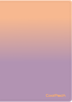 Teczka clear book A4 Coolpack Gradient 20 koszulek BERRY