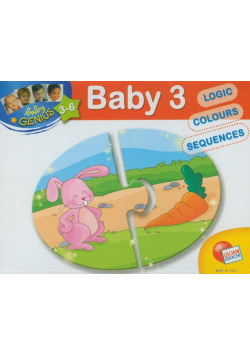 Baby Genius układanka królik 8x2