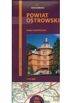 Powiat Ostrowski Mapa turystyczna