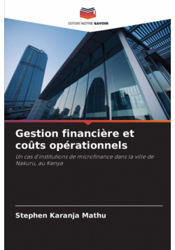 Gestion financière et coûts opérationnels