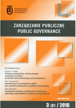 Zarządzanie Publiczne 3/2016