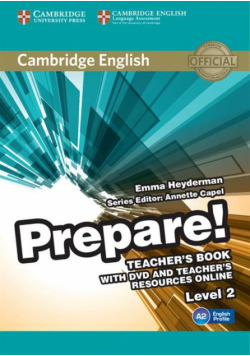 Cambridge English Prepare! 2 Teacher's Book + DVD