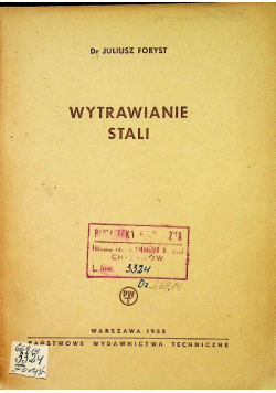 Wytrawianie stali