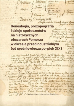 Genealogia  prozopografia i dzieje społeczeństw