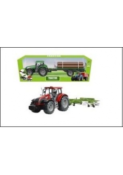 Traktor z kombajnem