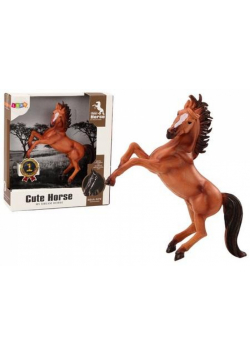 Figurka Koń brązowy stojący