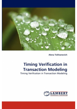 Timing Verification in Transaction Modeling