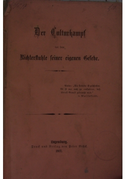 Der Enlturkampf ,1877r.
