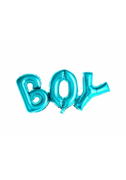 Balon foliowy Boy niebieski 67x29cm