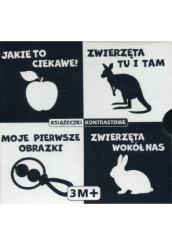 Kontrastowe książeczki Box 3m+