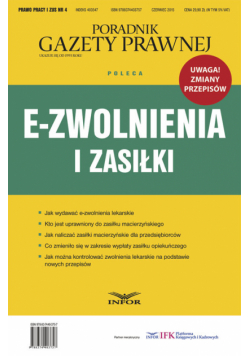 E-zwolnienia i zasiłki