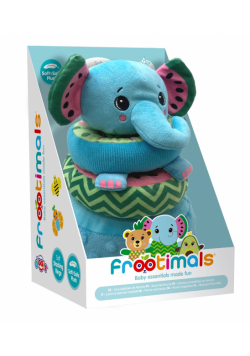 Przytulanka pluszowa uspokajająca piramidka pluszowa Frootimals melany melephant