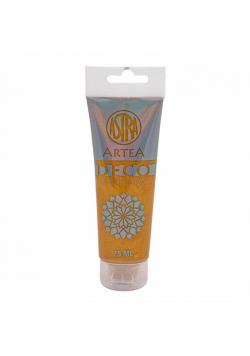 Farba akrylowa Deco Artea 75 ml tuba metaliczny złoty