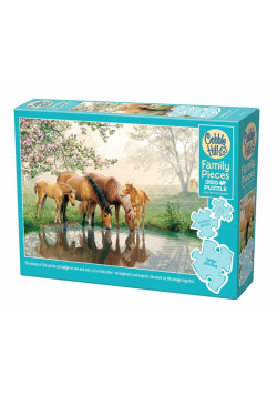Puzzle 350 Rodzina koni G3