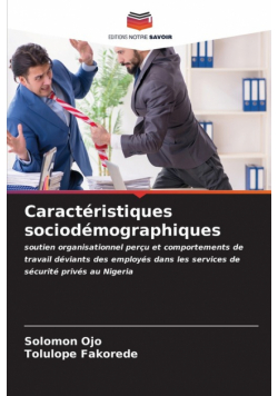 Caractéristiques sociodémographiques
