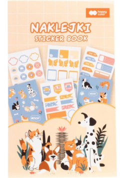 Naklejki CAT&DOG 18 ark. Happy Color