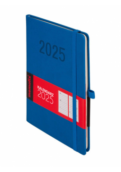 Kalendarz 2025 Memofix A5 TDW niebieski