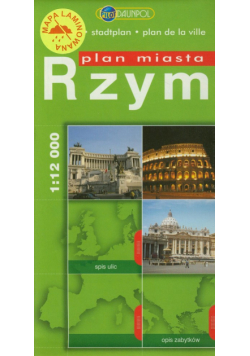 Rzym plan miasta 1:12 000
