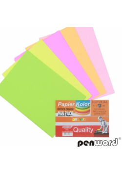 Papier kolorowy A4 fluo