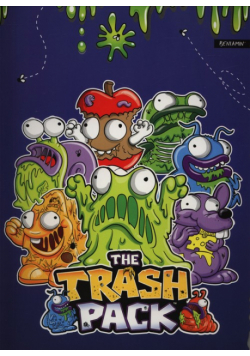 Teczka z gumką A4 The Trash Pack niebieska