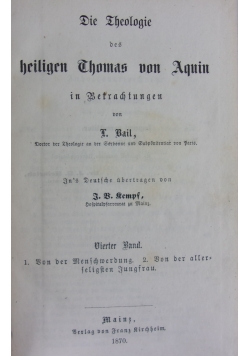 Heiligen Thamas von Aquin
