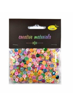 Cekiny opalizyjące 6mm 20g