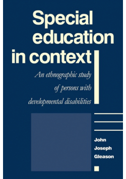 Special Education in Context