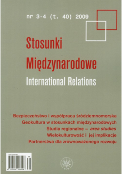 Stosunki Międzynarodowe 3-4/2009