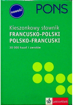 Kieszonkowy słownik francusko - polski polsko - francuski
