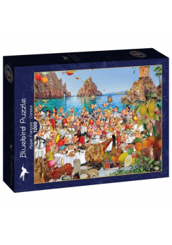 Puzzle 1000 Francja, Korsyka - Uczta na plaży