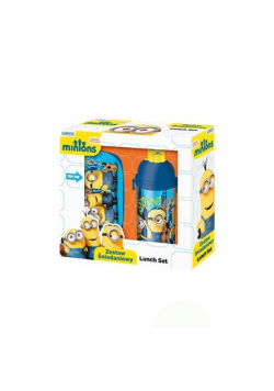 Zestaw śniadaniowy Minionki niebieski