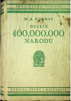 Dzieje 400 000 000 narodu ok 1939 r.