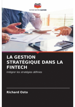 La Gestion Stratégique Dans La Fintech
