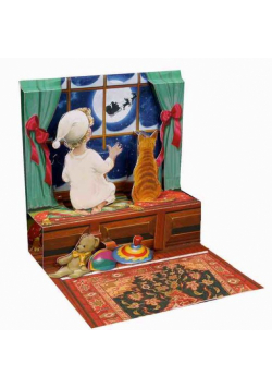Kartki 3D Santa is Coming Mini kartka