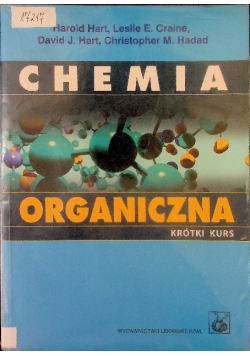 Chemia organiczna Krótki kurs